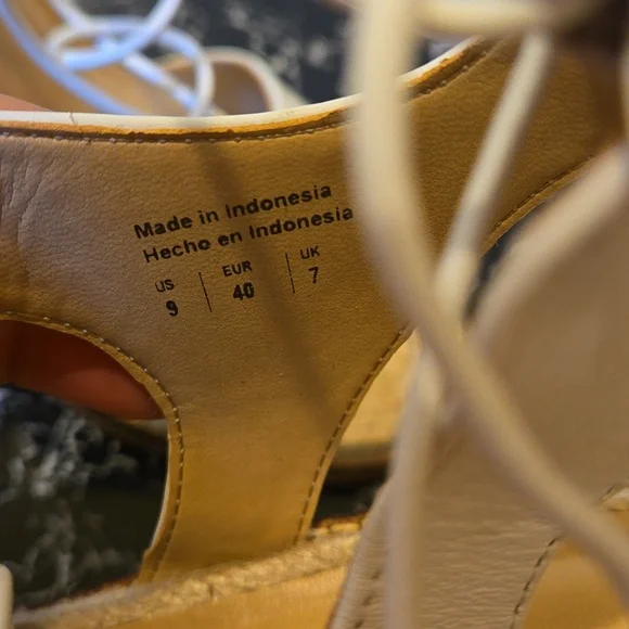 Aldo Terisa Wedge Heel Sandals Size 9 - Picture 10 of 11